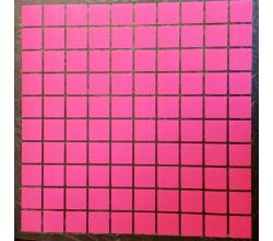 100 Buegelpailletten 10mm x 10mm Neon pink